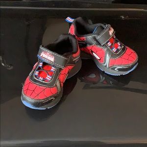 Light up toddler Spider-Man sneakers
